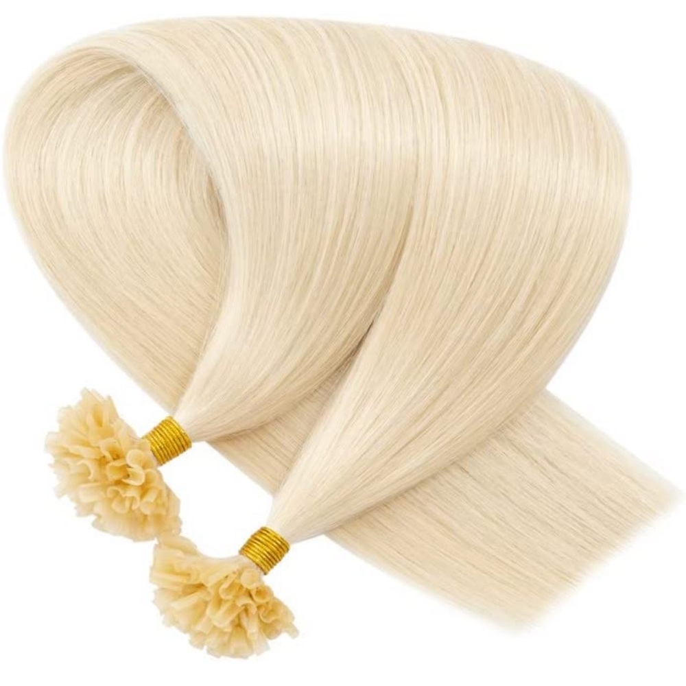 16” U Tip Hair Extensions Human Hair, Pre Bonded,50g/pack 100 strands - Picture 3 of 8